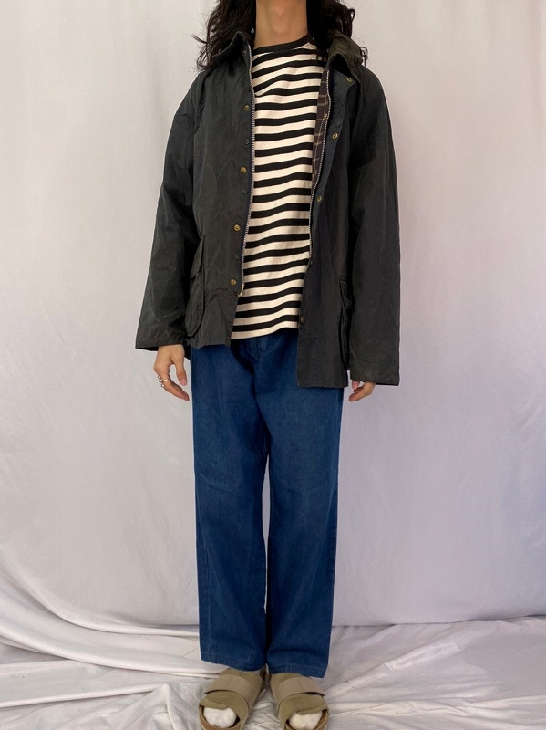 90年代 90s イングランド製 バブアー ビデイル 3クラウン ワックス