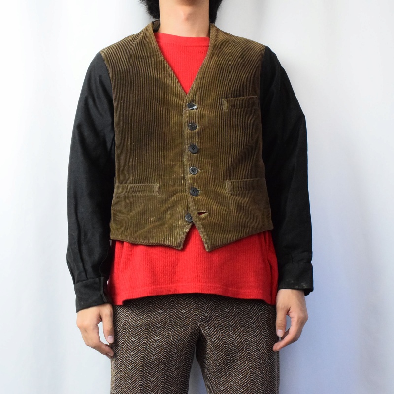 ビーグルさま専用コーデュロイベスト 30'〜40'フレンチ ユーロ