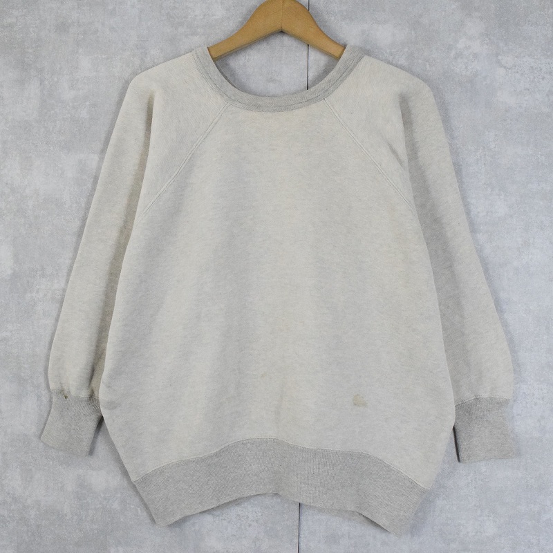 50年代 60年代 50s 60s 無地 グレー 2トーン トレーナー │ヴィテージ