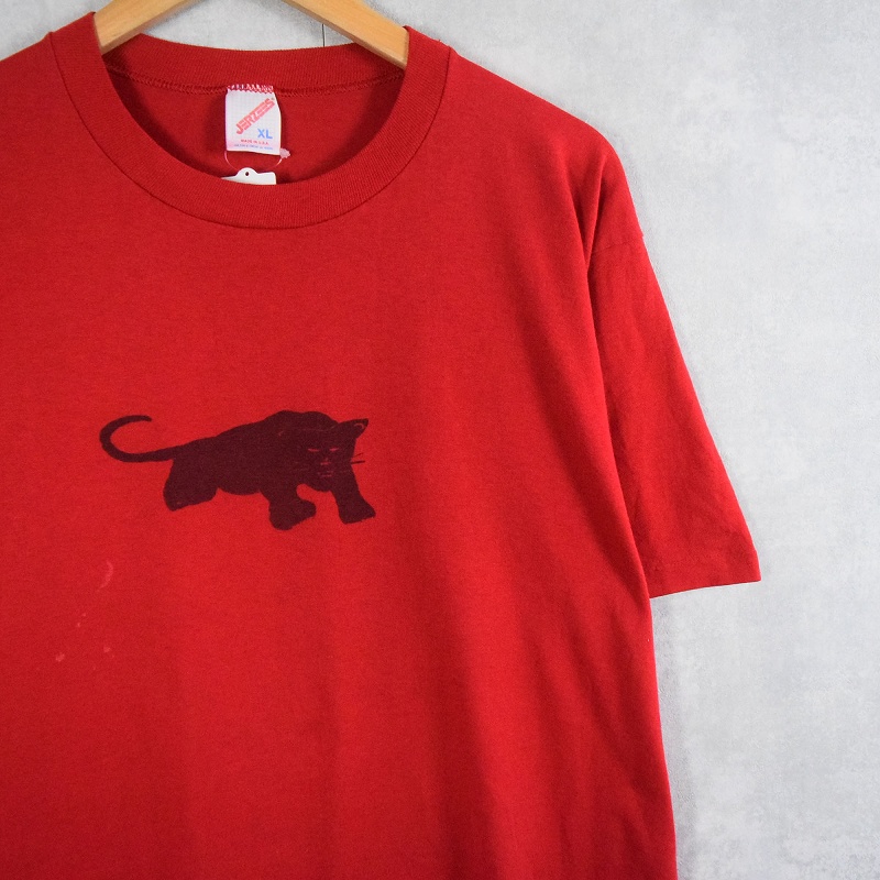 90年代 90s アメリカ製 政治 赤 レッド 豹 | ビンテージ古着屋Feeet