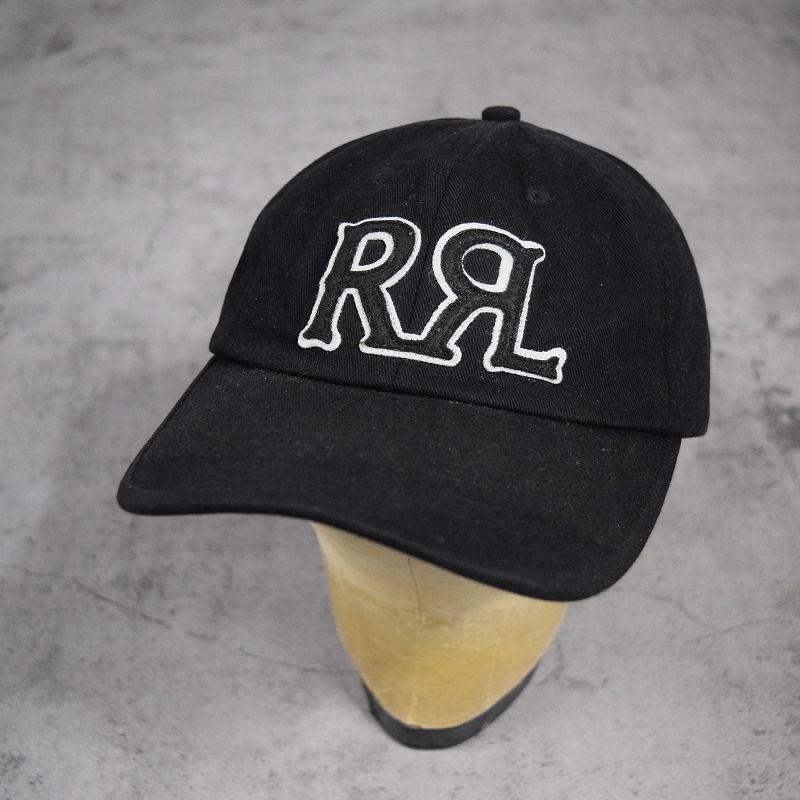 ラルフローレン ダブルアールエル 帽子 黒 ブラック | ビンテージ古着