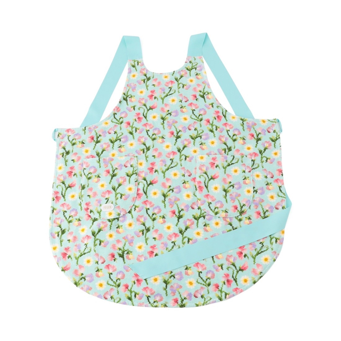 スウィートスイートピー エプロン SSP-251141(ペールグリーン): FEILER