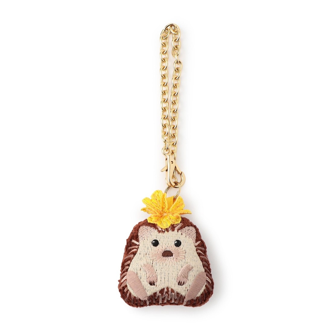 チクチクハリネズミ ハリネズミ型チャーム L/CCHU-233025(ブラウン