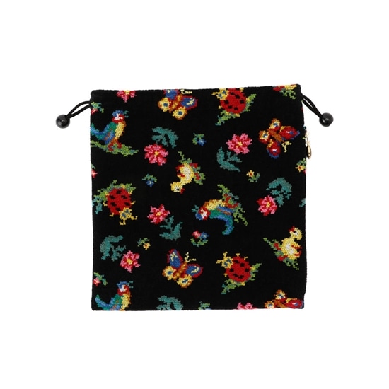 ハイジ 巾着 HE-176005（銀座・WEB限定）(ブラック): FEILER