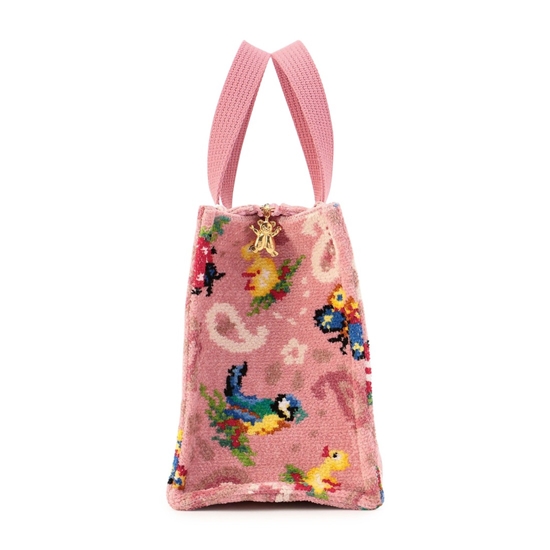 ハイジペイズリー スクエアバッグ HPY-257006(ピンク): FEILER