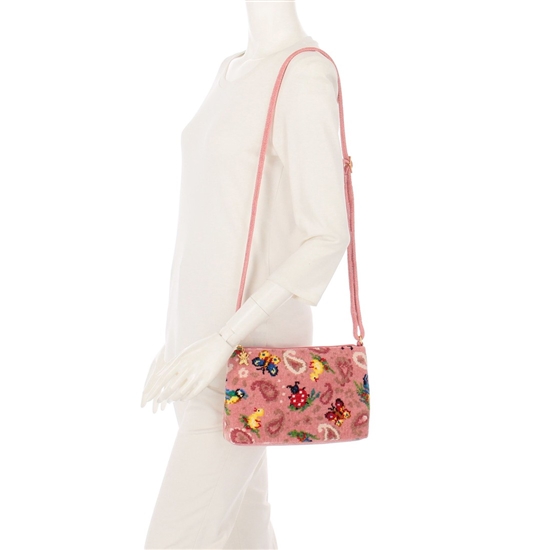 ハイジペイズリー ショルダーバッグ HPY-257007(ピンク): FEILER