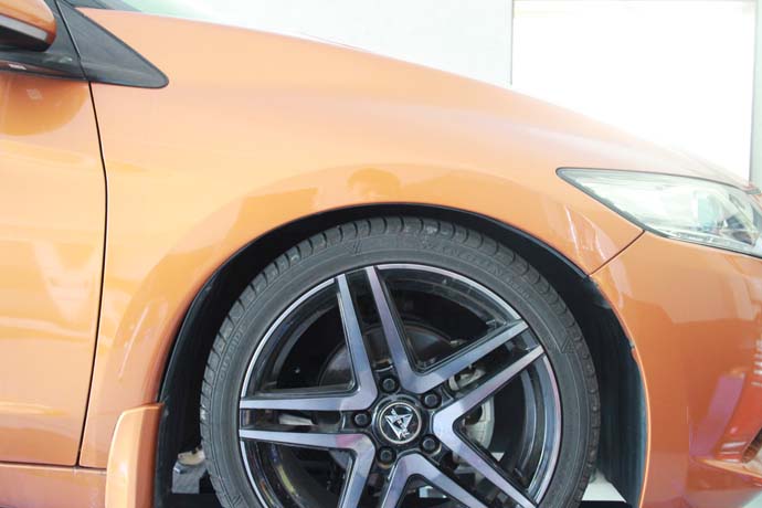 CR-Zにダウンサスの取り付けと四輪アライメント - カー用品持込