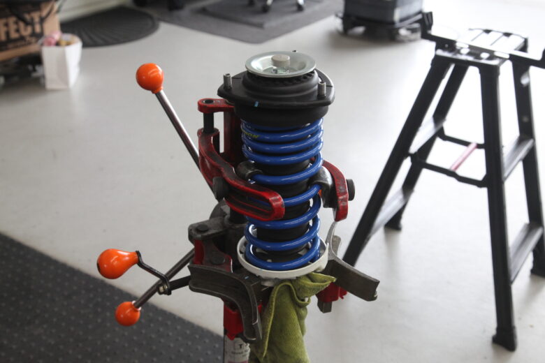 S660 モデューロショックとSPOONスプリングの交換 四輪アライメント