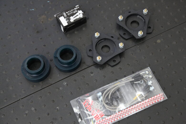 レガシィ アウトバック BS9 アップスペーサー取り付けと四輪