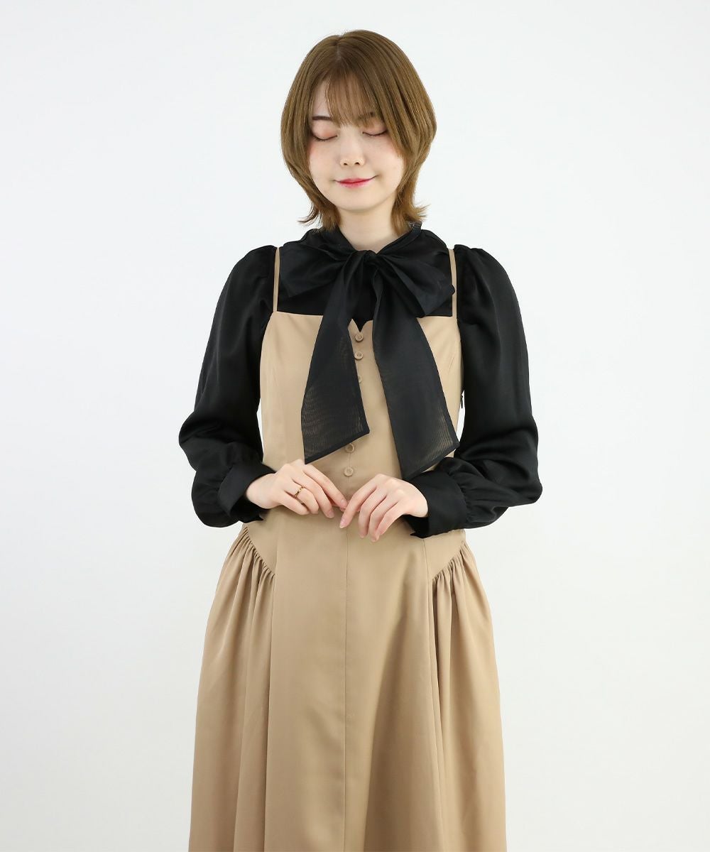 □サイドギャザーキャミワンピース/an another angelus [47BE03f011