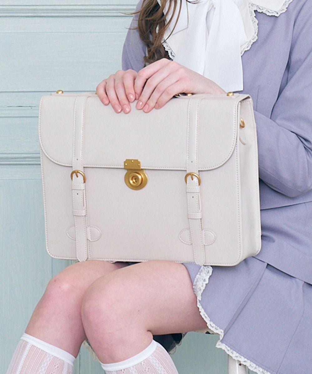 ベルト使いキーホールサッチェルバッグ/F i.n.t [57AC01a002] | F