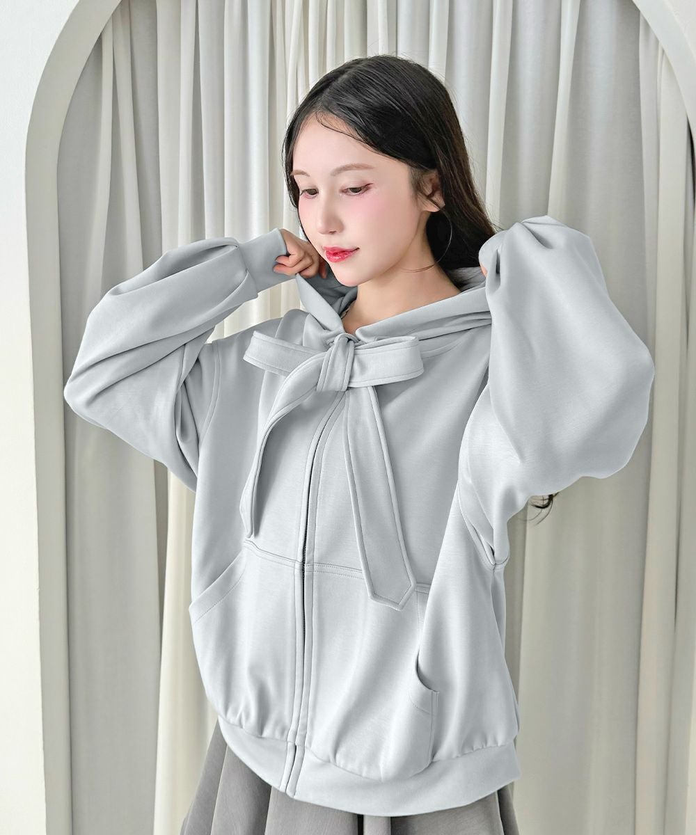 ビッグリボンZIPパーカー/F i.n.t [57AI04j002] | F i.n.t公式通販サイト