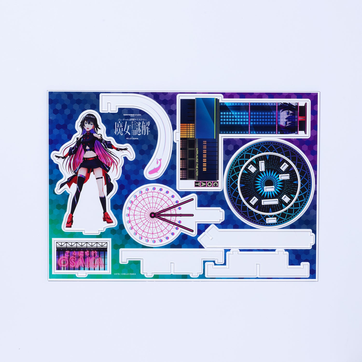 KAMITSUBAKI STUDIO×HELLO OSAKA】立体アクリルスタンド 輪廻 此処（幸