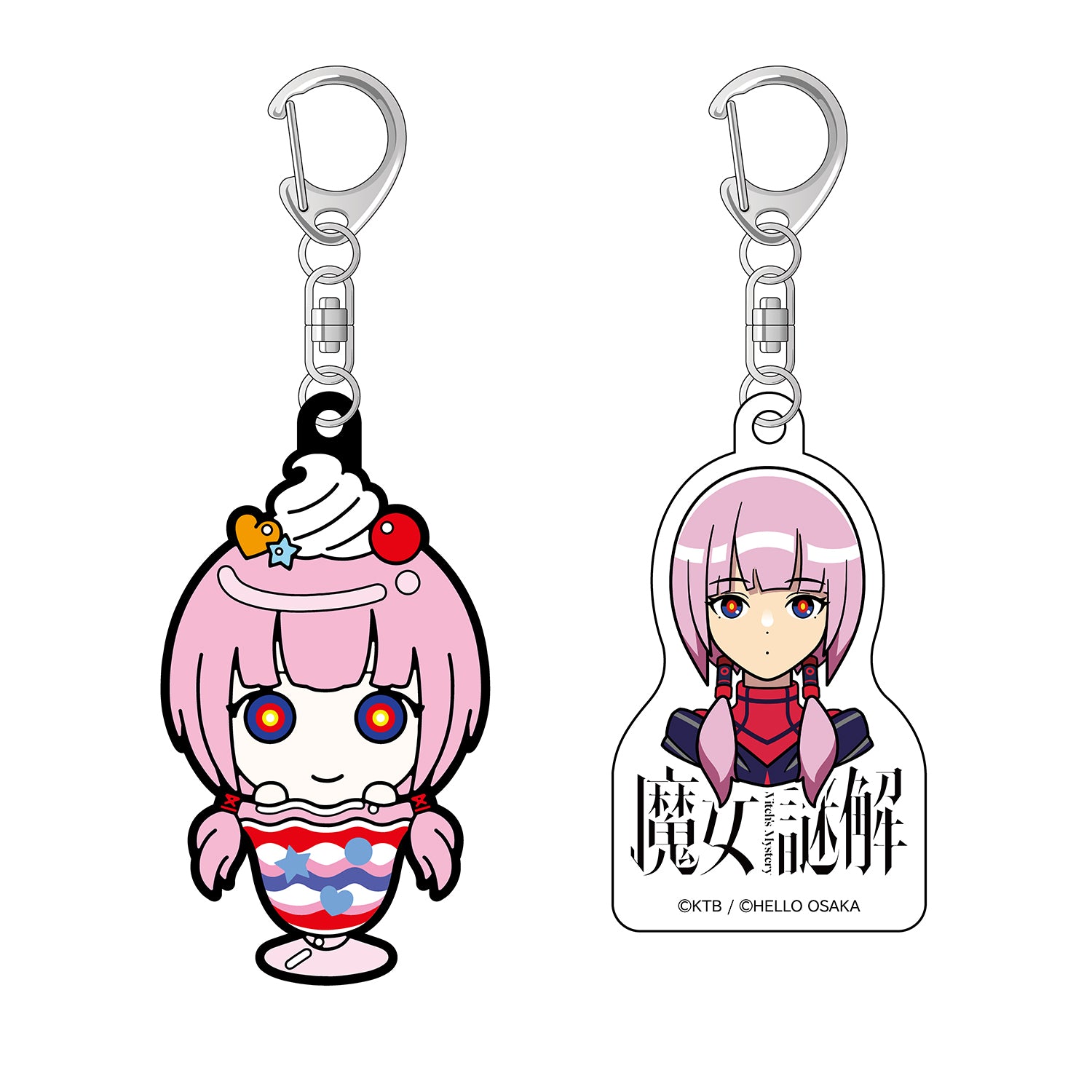 KAMITSUBAKI STUDIO×HELLO OSAKA】キーホルダー2個セット 森崎 化歩