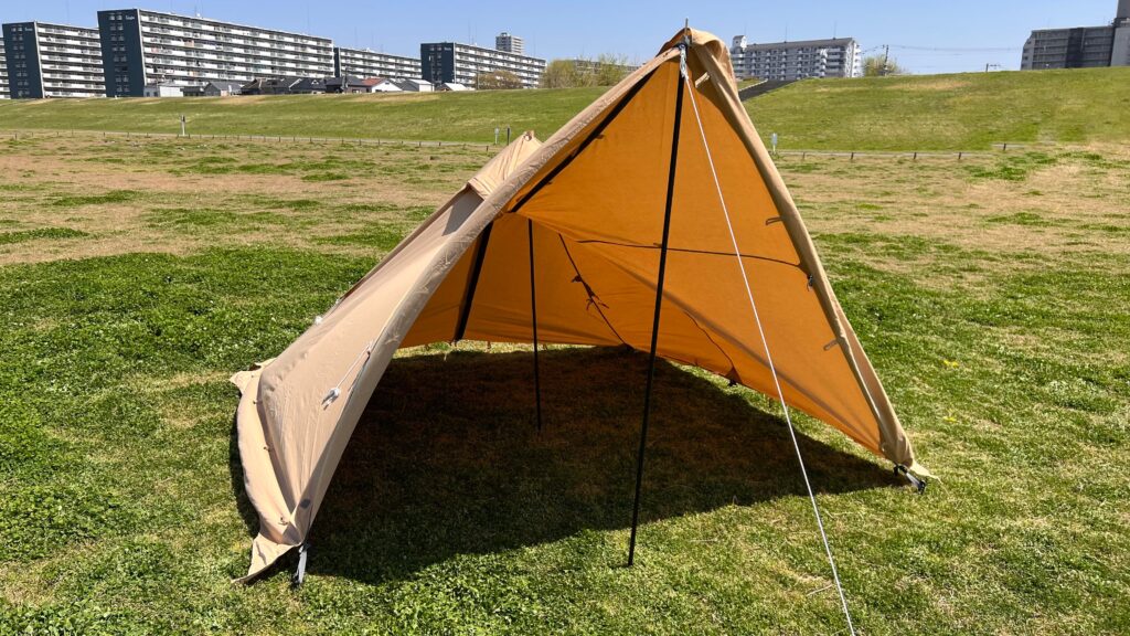 ソロティピー1TC】は中1女子でも10分で設営できるソロテント
