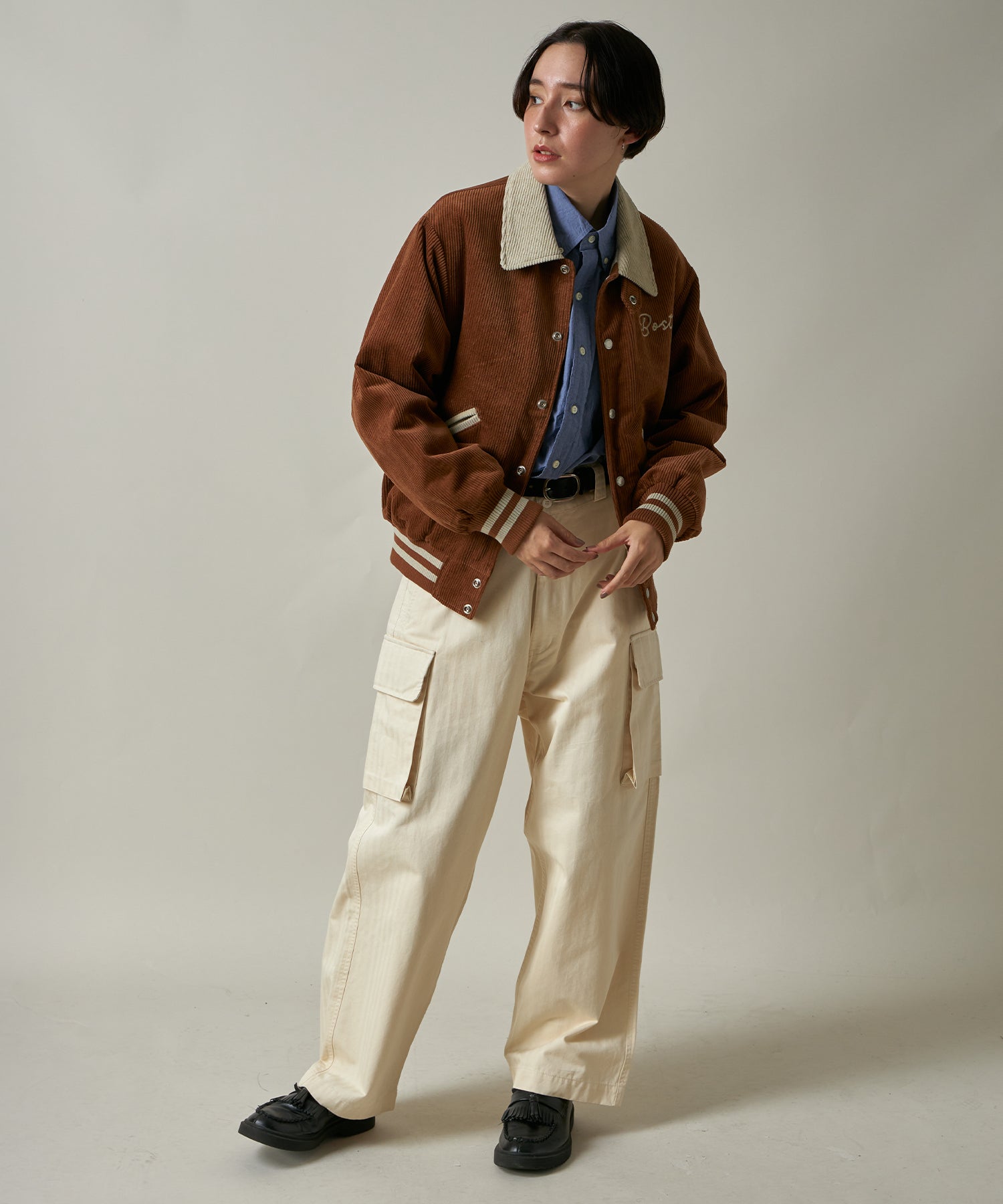 FIDELITY X SKOOKUM] AWARD JACKET (Brown)｜コーデュロイジャケット