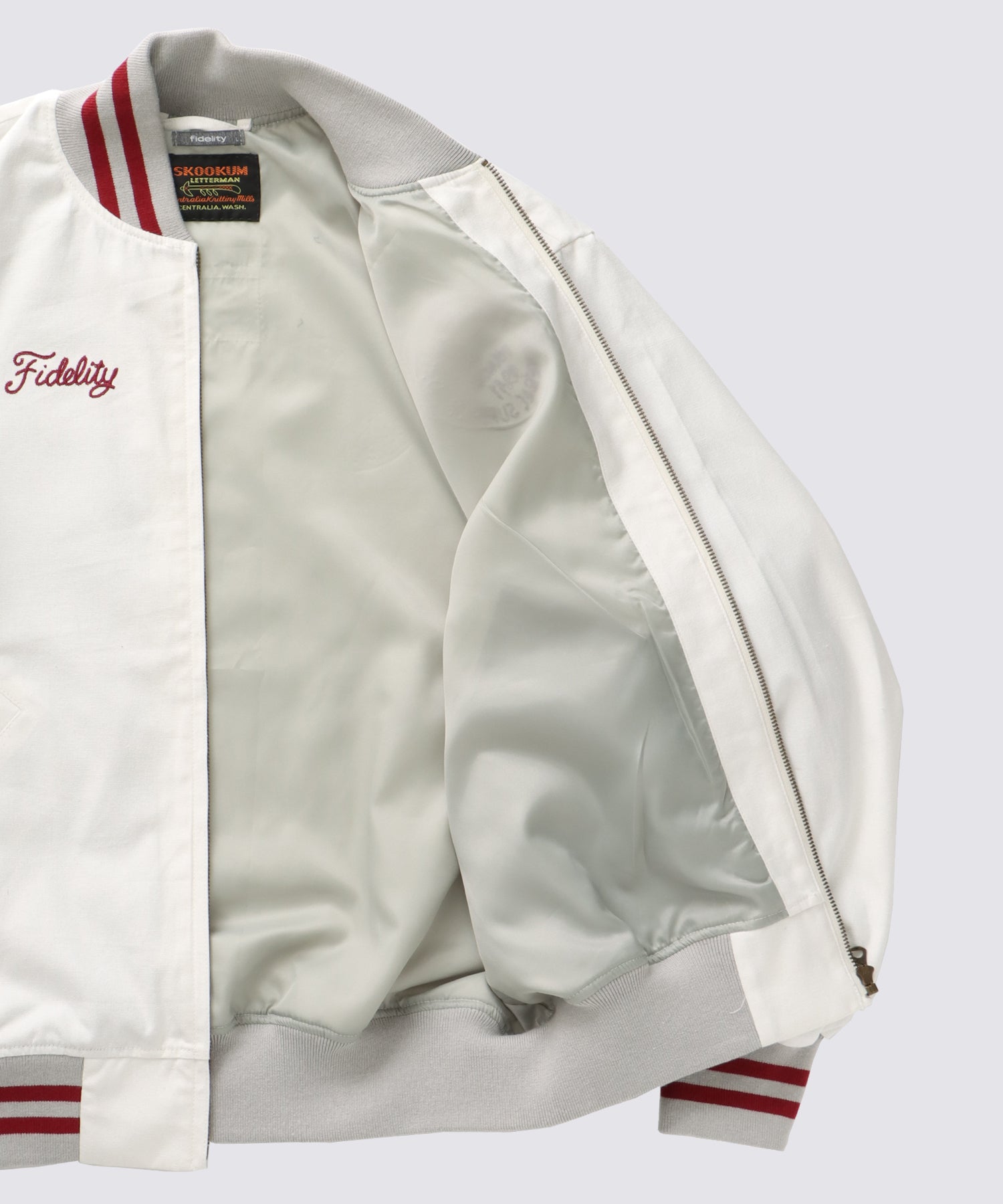 SKOOKUM x FIDELITY] SPORTS JACKET (OFF White) | スタジアムジャケット