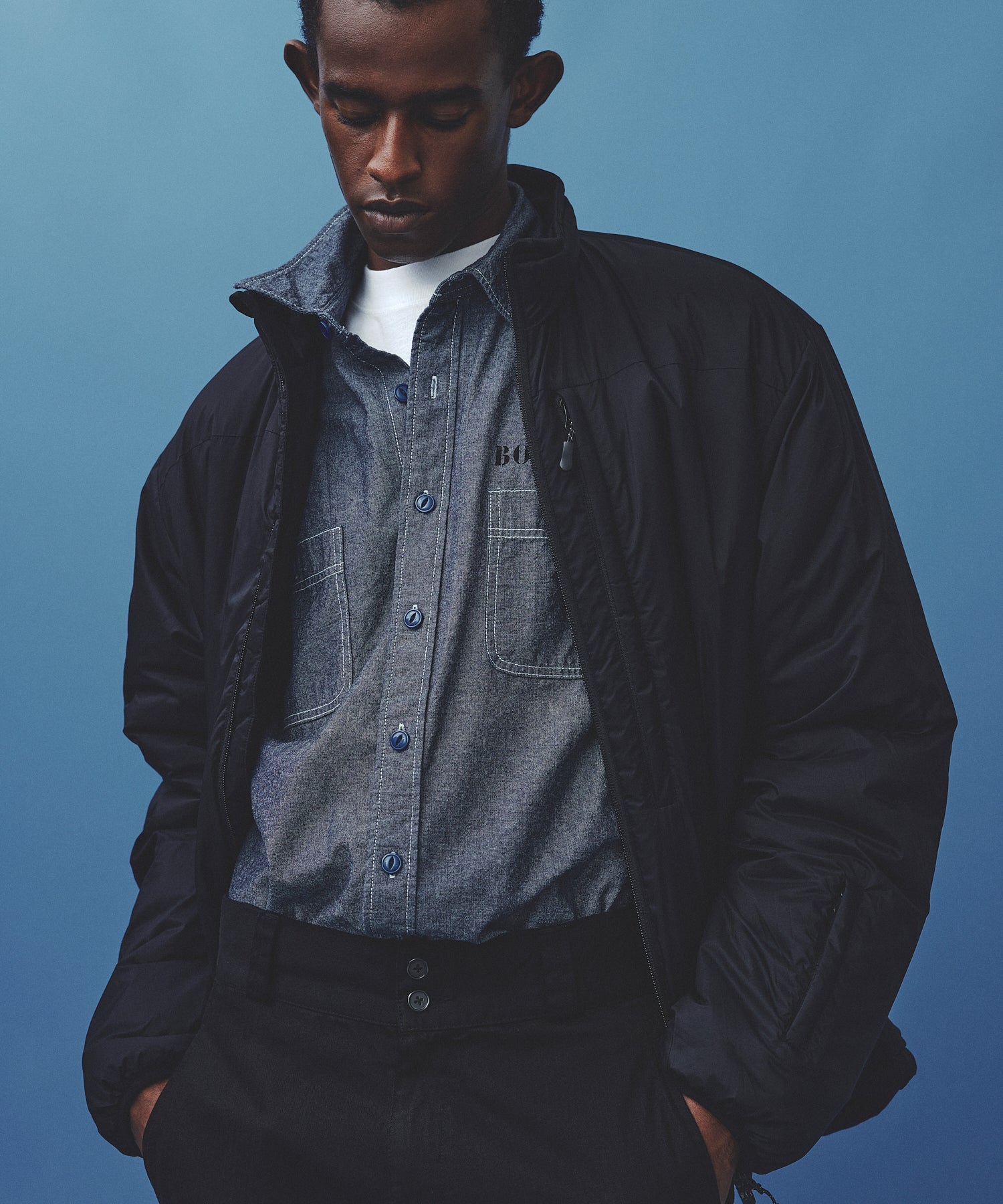 PRIMALOFT INSULATED JACKET (Black) | プリマロフト中綿ナイロン