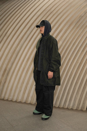 FIFTH x M-65 Fishtail Over-Dyed Black モッズパーカー フィッシュ