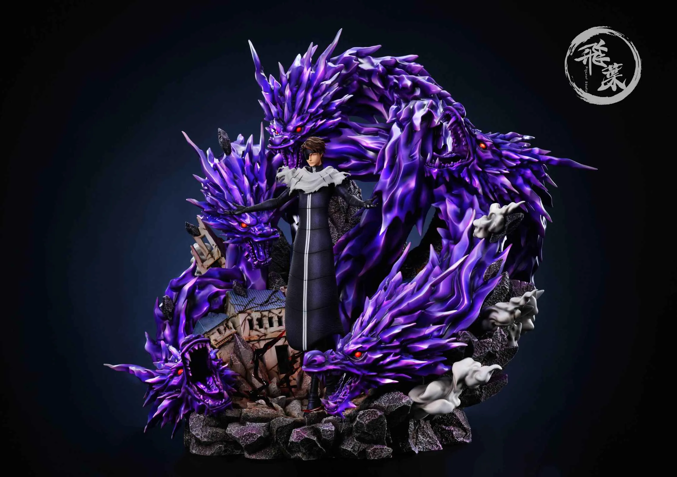 1/6 Scale Five Dragons Sosuke Aizen - Bleach Resin Statue