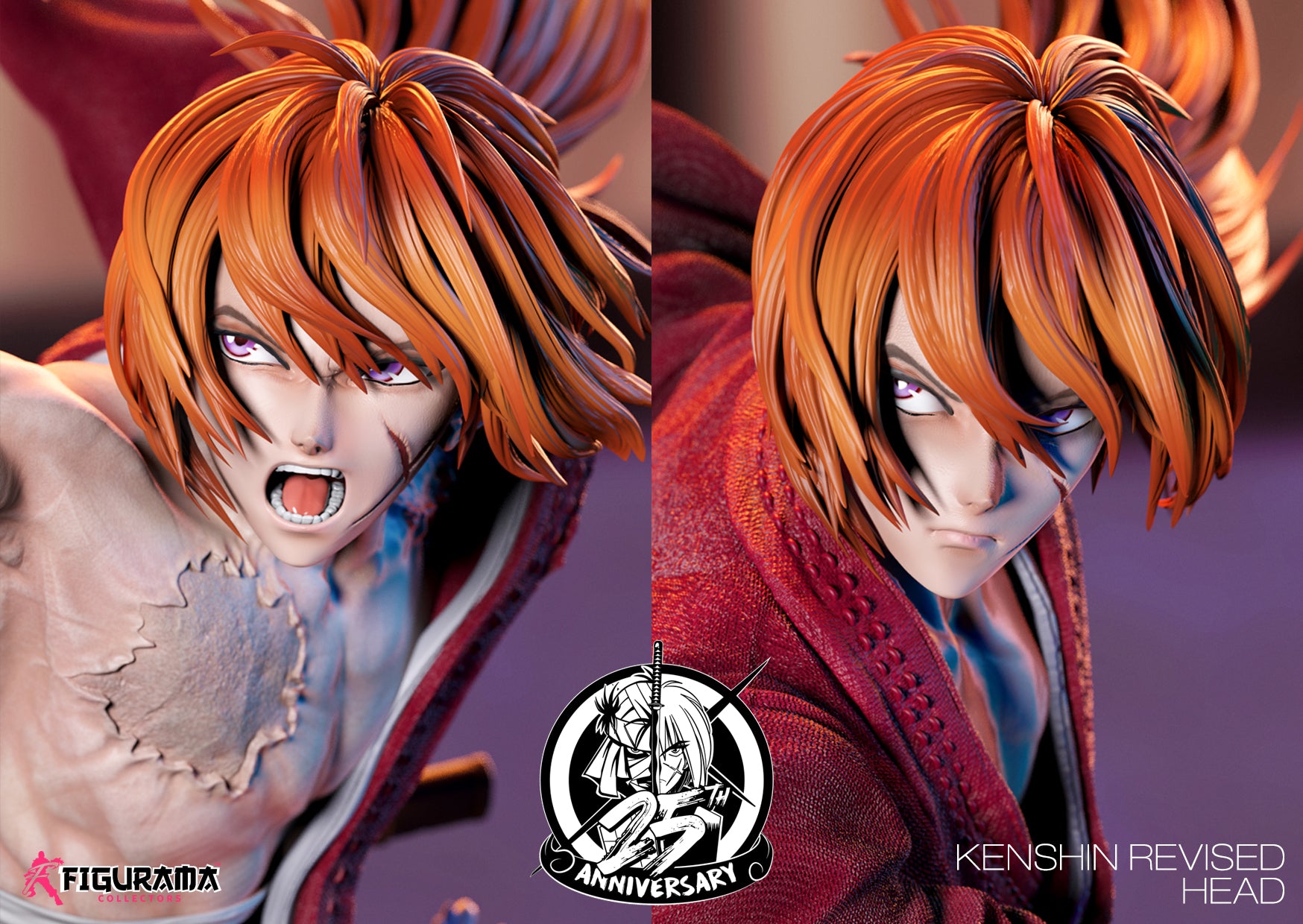 Rurouni Kenshin - Kenshin VS Shishio Statue - Figurama Collectors