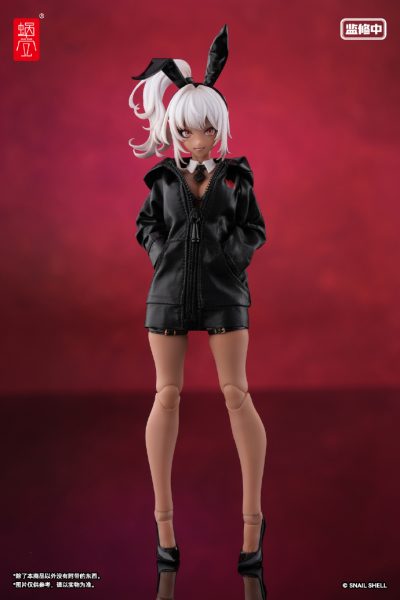 美少女可動フィギュア用に】蝸之殼Snail Shell「マットブラック