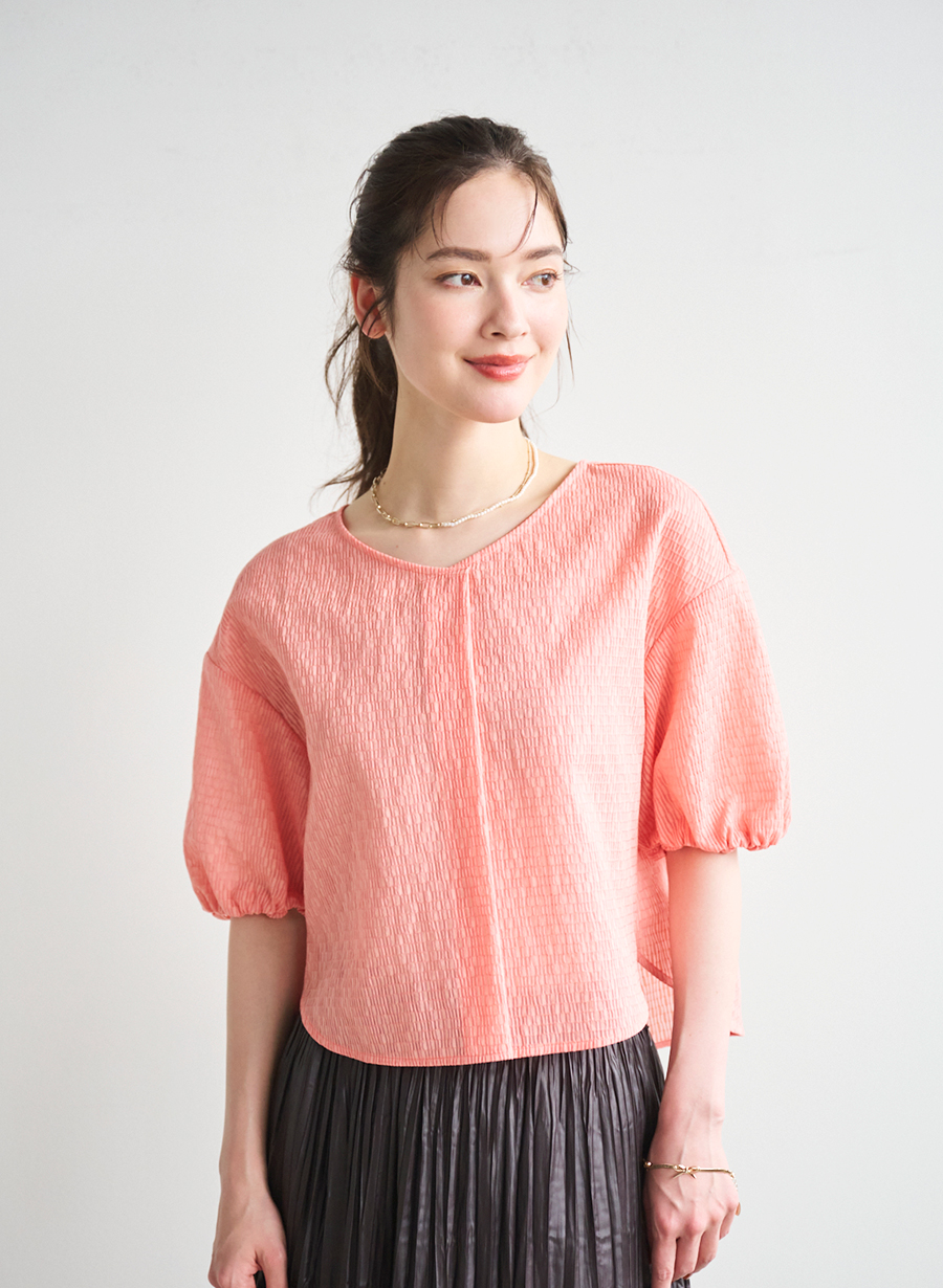 シアージャカードブラウス/セットアップ可｜LOUNIE（ルーニィ）公式