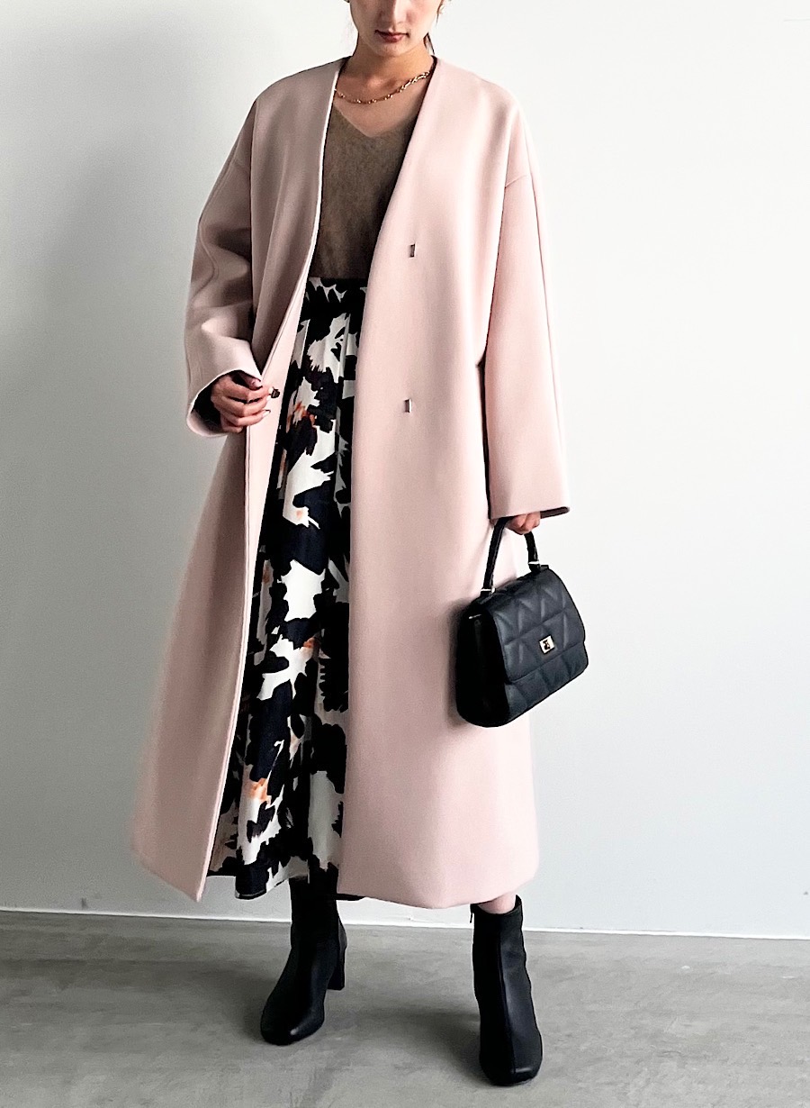 EC限定】ノーカラーロングコート｜LOUNIE（ルーニィ）公式サイト／公式