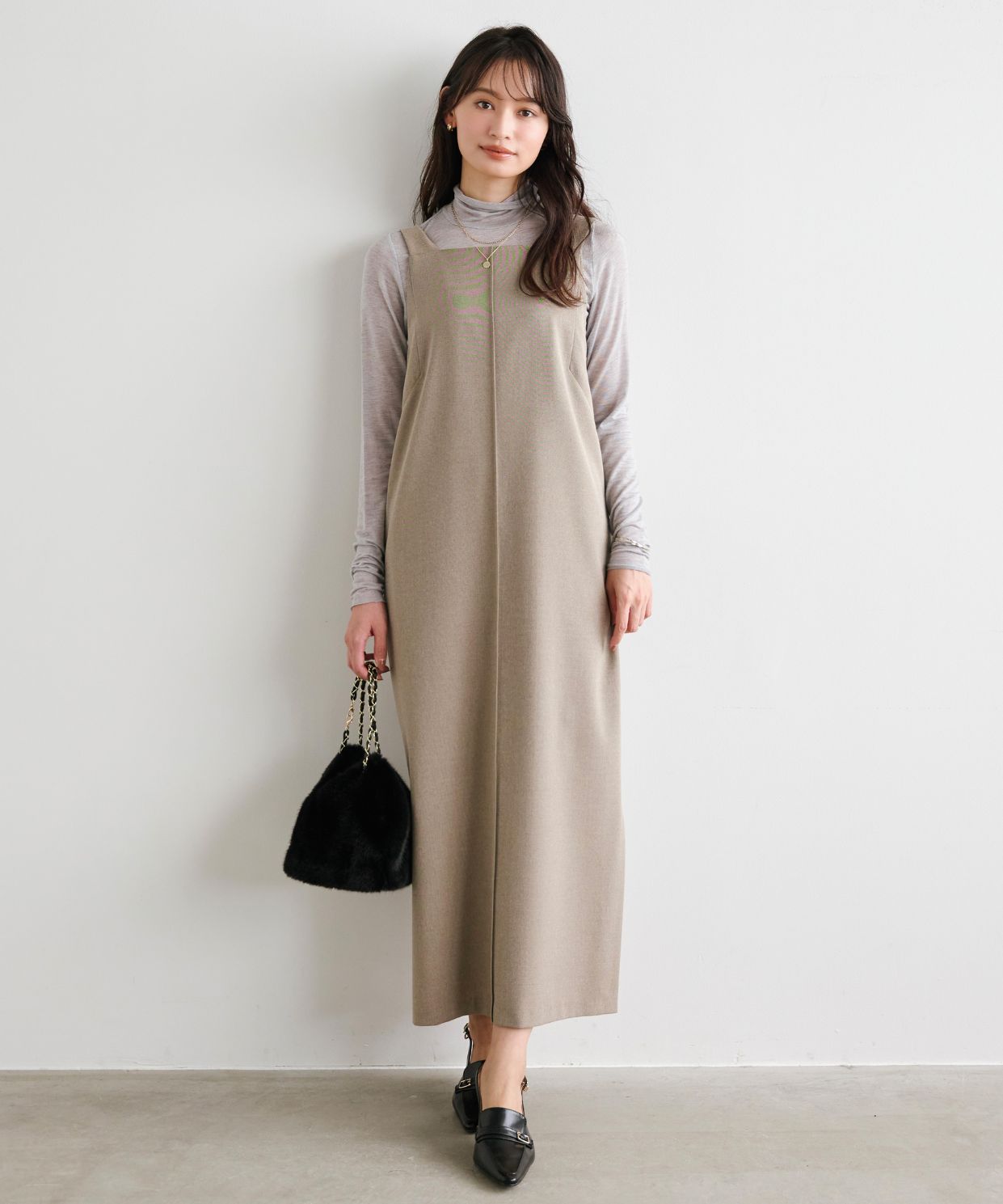 前後2WAY Iラインワンピース｜Stola.（ストラ）公式通販サイト