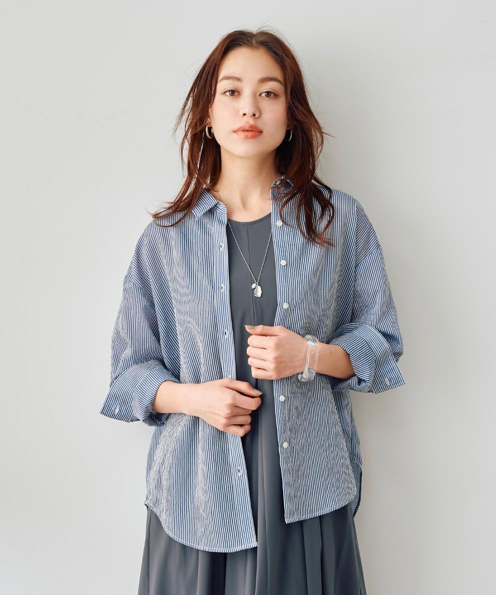 ストライプシアーシャツ｜Stola.（ストラ）公式通販サイト