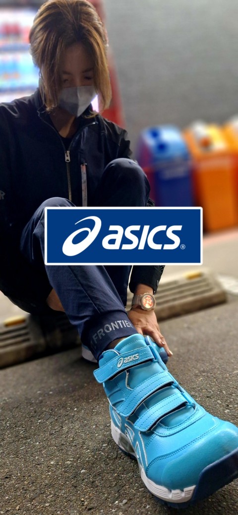 アシックス安全靴CP308 限定色 アクアリウムアクアリウム アシックス