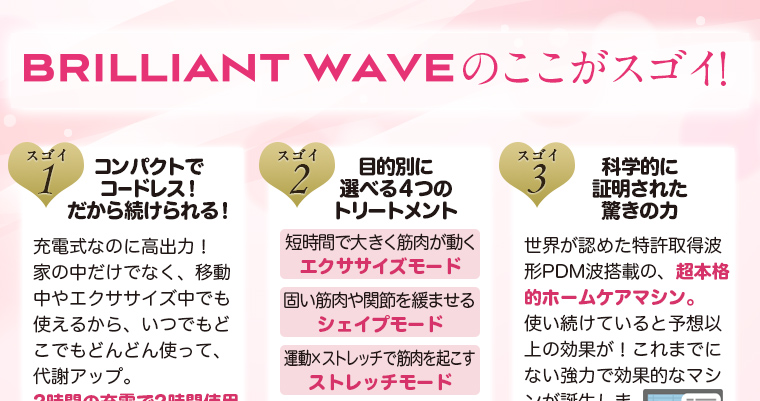 partir 代謝アップエクササイズマシン「BRILLIANT WAVE」 ブリリアント