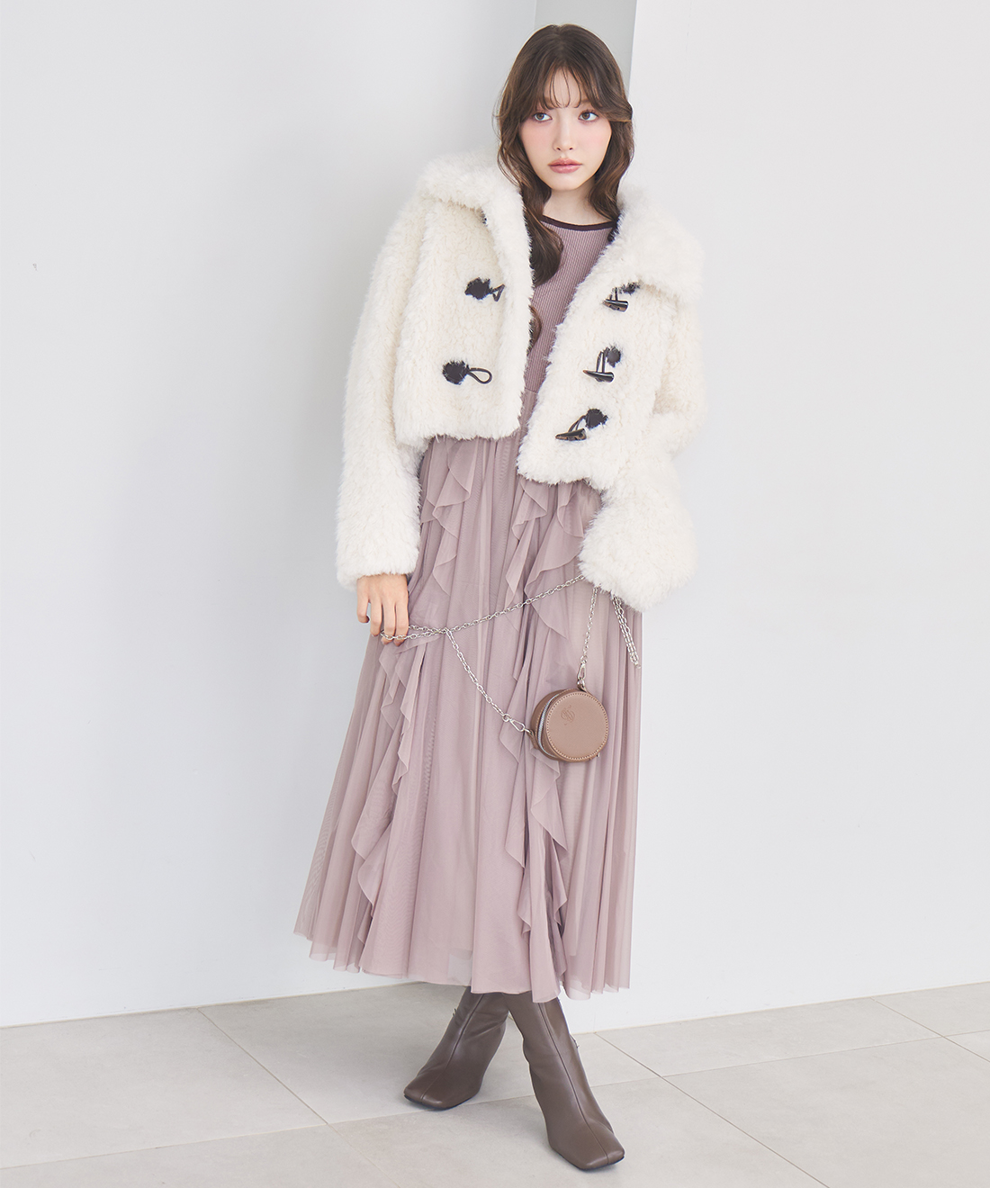 フェイクファーダッフルコート｜PETAL ONLINE（ペタルオンライン）