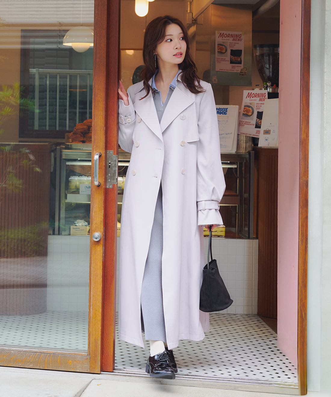 ボリュームスリーブトレンチコート｜PETAL ONLINE（ペタルオンライン）