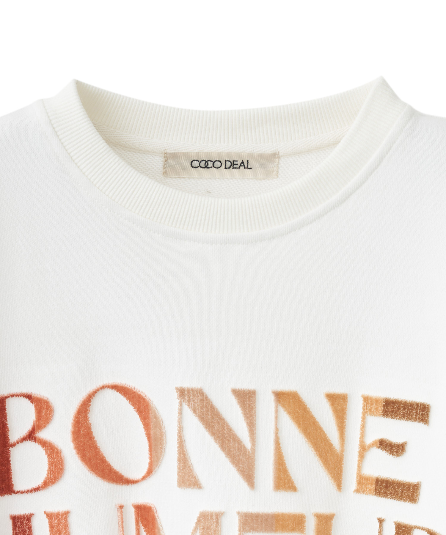 ブラシ刺繍ロゴスウェット｜PETAL ONLINE（ペタルオンライン）