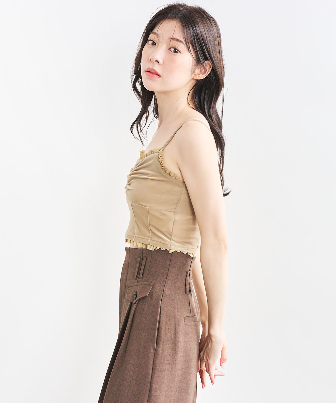 ベロアビスチェキャミソール｜PETAL ONLINE（ペタルオンライン）