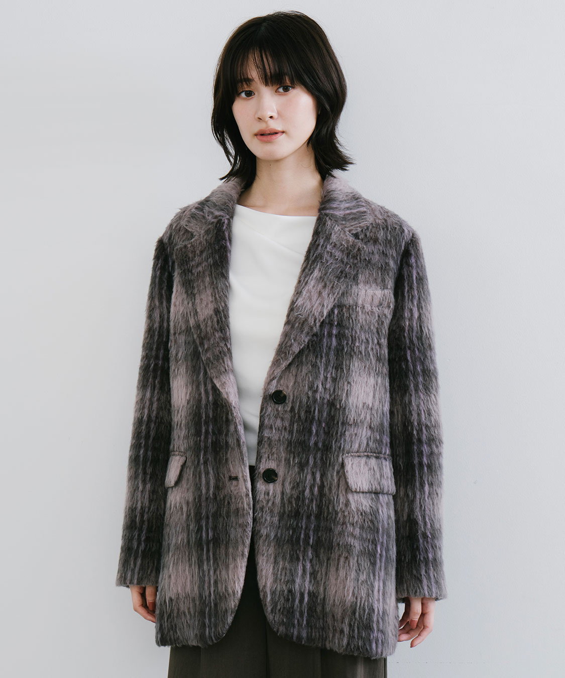 ウールシャギージャコット｜PETAL ONLINE（ペタルオンライン）