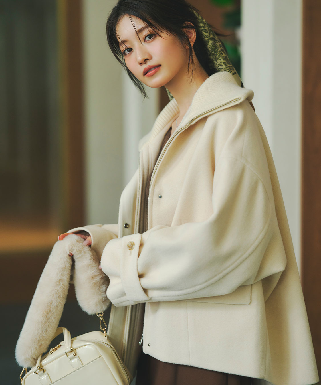 リブカラーウール混コート｜PETAL ONLINE（ペタルオンライン）