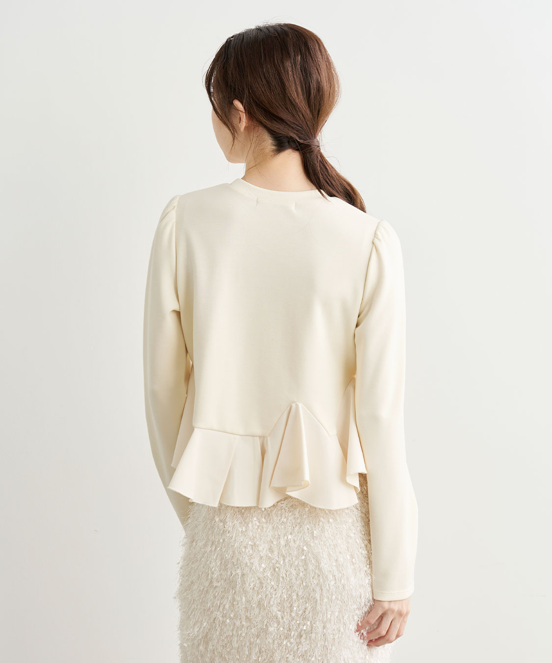 アシメペプラムブラウス｜PETAL ONLINE（ペタルオンライン）