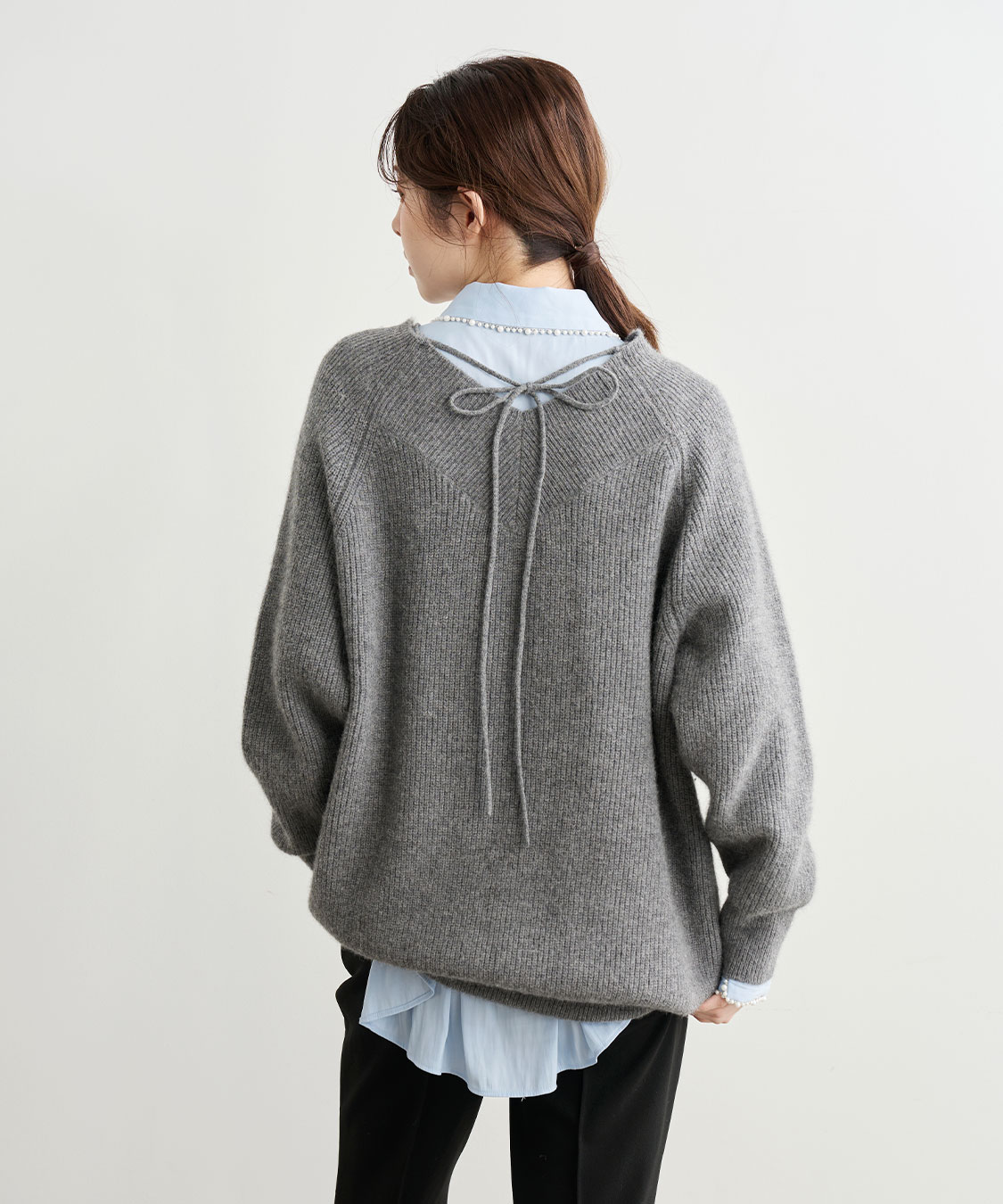 パールモチーフペプラムシャツ｜PETAL ONLINE（ペタルオンライン）