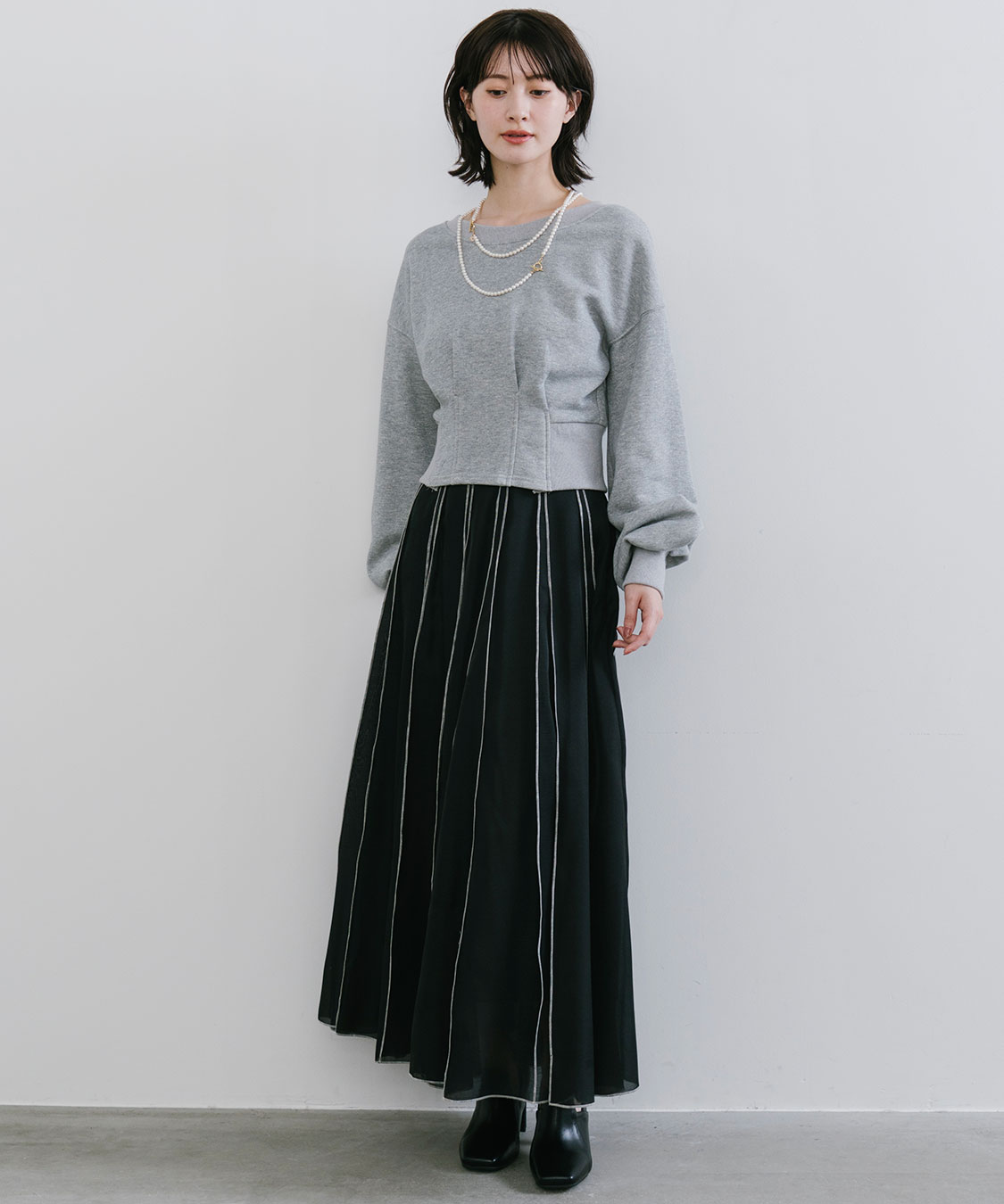 ラメ裏毛スウェット｜PETAL ONLINE（ペタルオンライン）