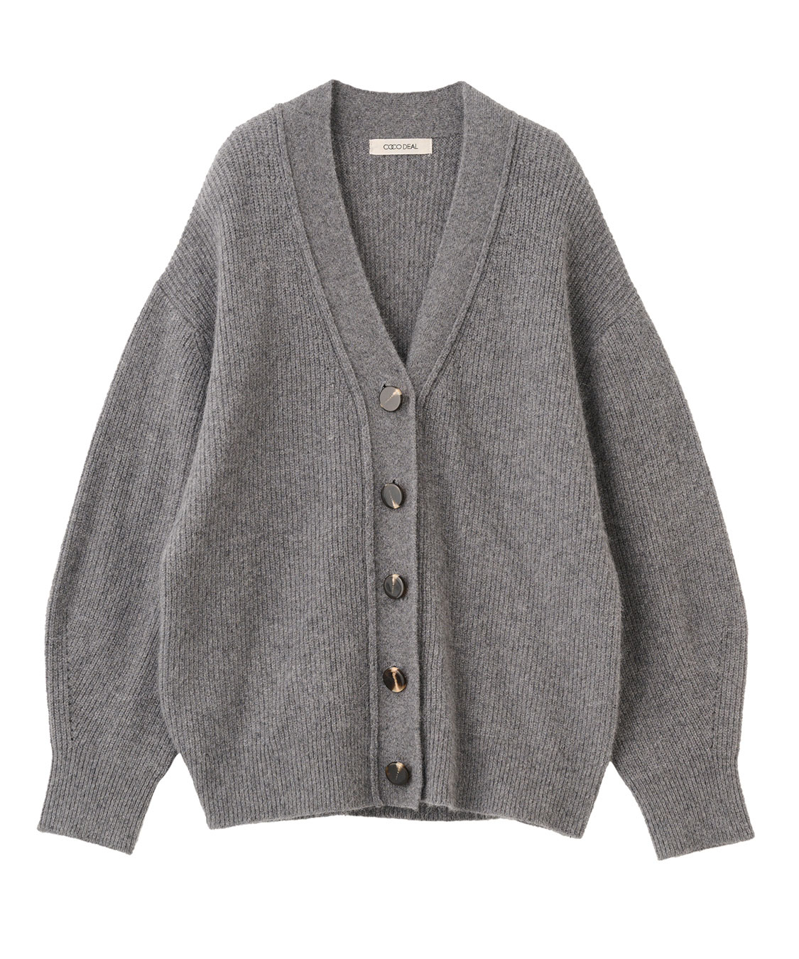 ラクーン混Vネックニットカーディガン｜PETAL ONLINE（ペタルオンライン）