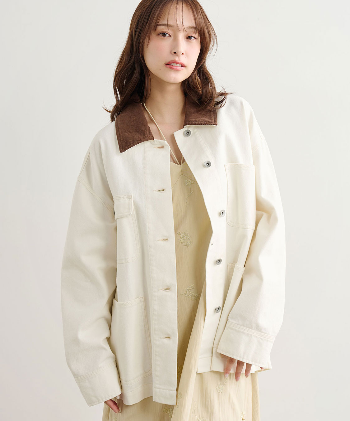 デニムカバーオール｜PETAL ONLINE（ペタルオンライン）