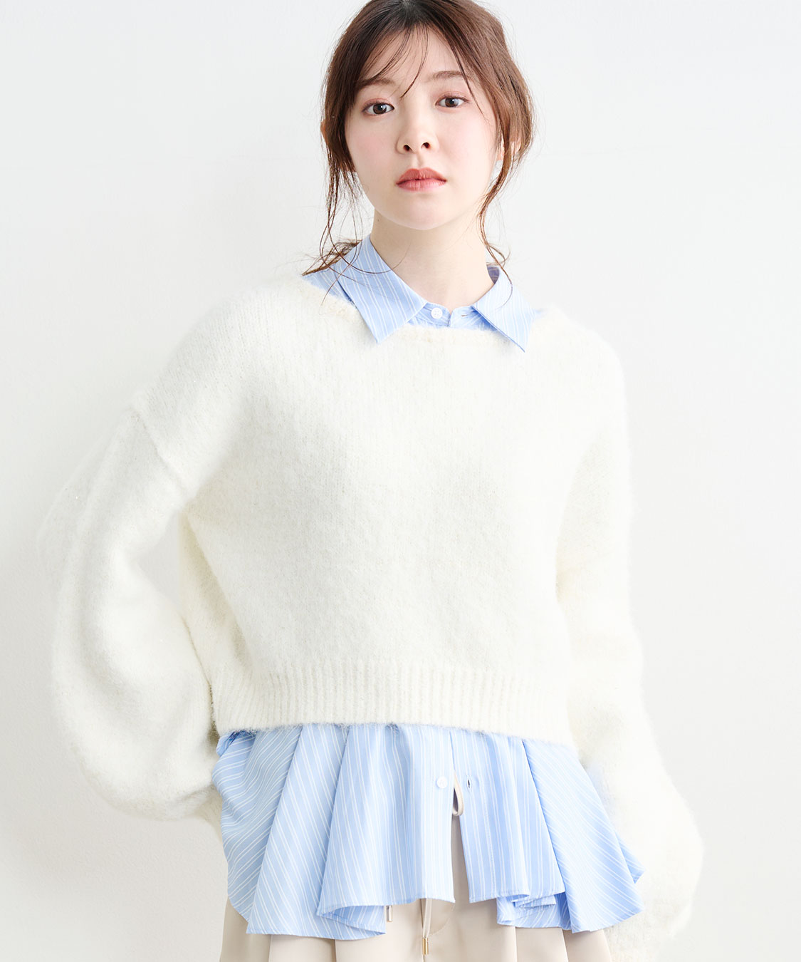 フレアペプラムシャツ｜PETAL ONLINE（ペタルオンライン）