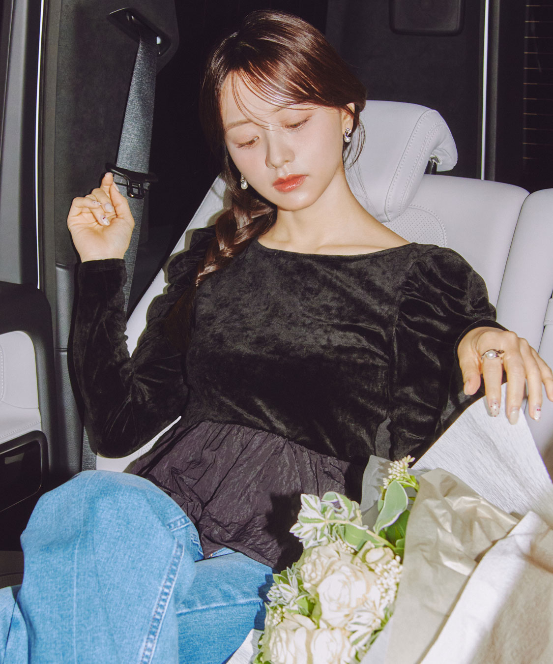 ベロアドッキングバルーントップス｜PETAL ONLINE（ペタルオンライン）