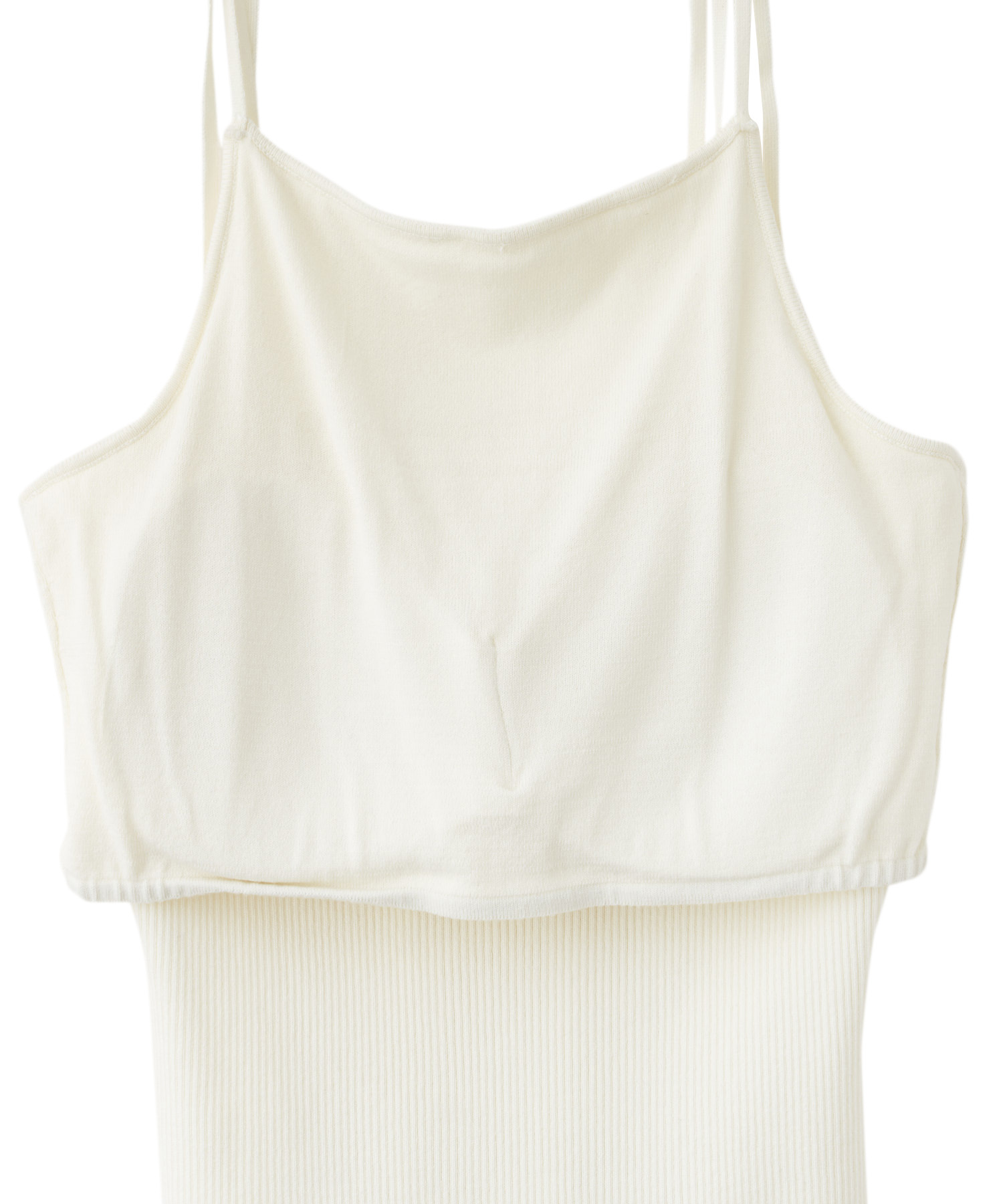 カップ付きニットキャミソール｜PETAL ONLINE（ペタルオンライン）