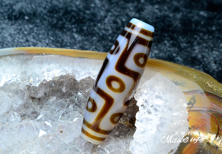 希望実現・能力獲得 5A 白九眼天珠 38㎜ 一点物 - 石川県金沢市 天然石