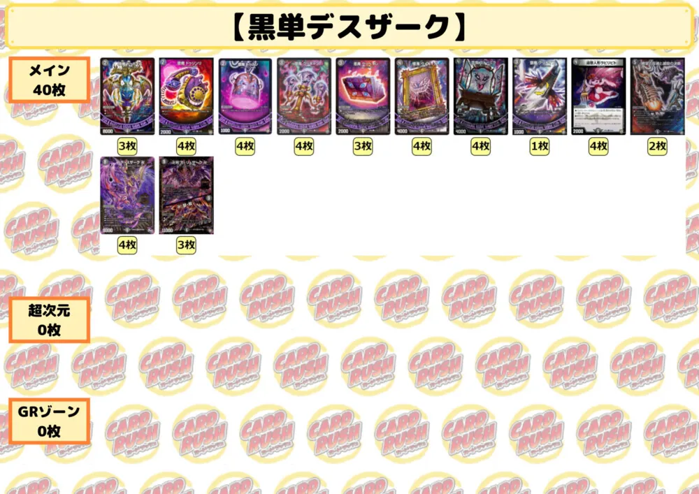 黒単デスザーク