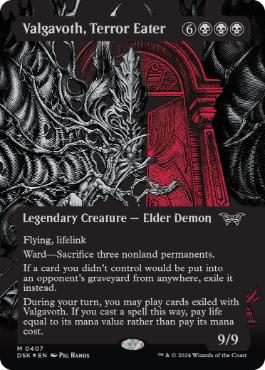 120)《恐怖を喰うもの、ヴァルガヴォス/Valgavoth, Terror Eater》[DSK