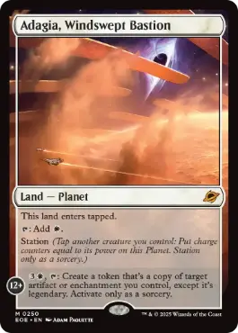Foil】(250)《吹きさらしの要塞、アダージア/Adagia, Windswept